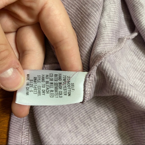 Easel Purple Burnout Lattice Back Swing Dress - Picture 7 of 7